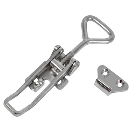 6 in. Heavy-Duty Stainless Steel Adjustable-Grip Draw Latch