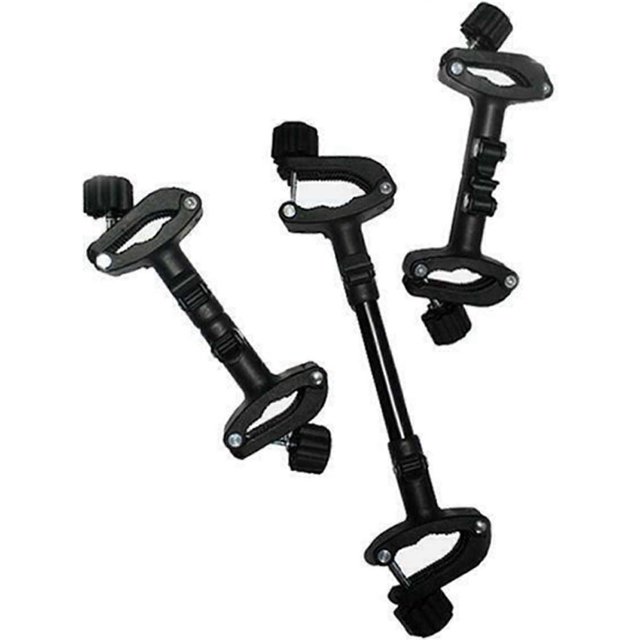 KAIYANG Conectores para cochecitos, 3 piezas, conector ajustable para cochecitos, conector para fijación de cochecitos (negro, 20 x 9 cm)