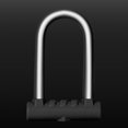 thumbnail image 3 of LJNYFDC Safety Lock Bicycle Lock High Strength Rustproof Sturdy Construction Easy Installation Universal Zinc Alloy U Lock MTB 1 Set, 3 of 7