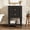 Black + Ceramic + Solid Wood+MDF + Bathroom-2, variant on 20" Small Bathroom Vanity with Ceramic Sink, French Style Freestanding Vanity with 2 Storage Drawers & Open Shelf, Wood Bathroom Storage Cabinet with Sink Combo, Beige