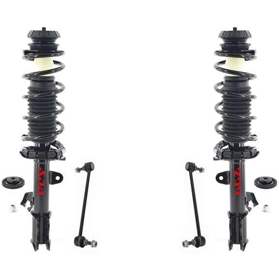 Front Complete Struts Assembly & Sway Bar Links For Nissan Versa 1.6L 2012-2019