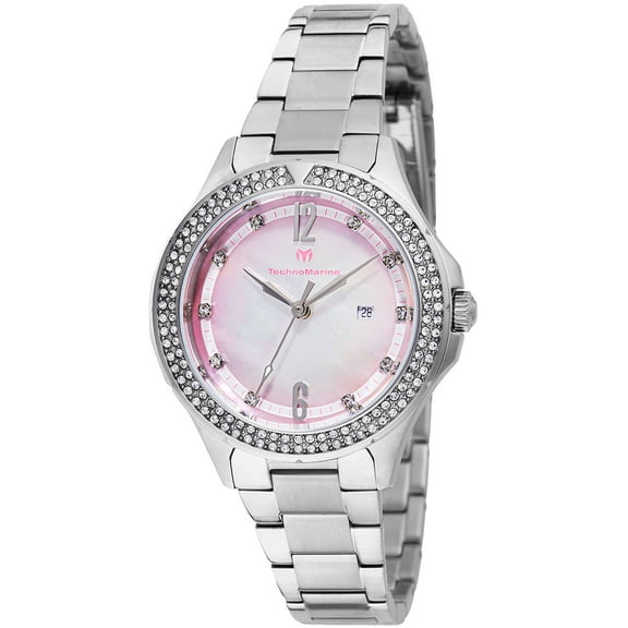 Technomarine TM-826013 Women's Luna Tides Silver Bracelet Watch