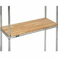 thumbnail image 2 of 48"W x 24"D x 1"Thick Hardwood Deck Overlay for Wire Shelving, 2 of 4
