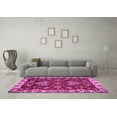 thumbnail image 3 of Ahgly Company Indoor Rectangle Abstract Pink Modern Area Rugs, 5' x 8', 3 of 4