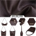 thumbnail image 4 of Montana West Hobo Bags for Women Vegan Leather Shoulder Purses and Handbags, Coffee, 4 of 10
