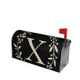 thumbnail image 3 of PHELIKA Classic Monogram Letter X Magnetic Mailbox Covers Post Letter Box Cover Standard Size 21H x 18W, 3 of 8