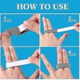 thumbnail image 2 of Buddy Tape Finger Straps 5pcs Padded No-slip Reusable Splint for Injured Fingers, 2 of 5