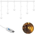 thumbnail image 2 of LED String Curtain Lights Butterfly String Lights with Remote 8 Modes 120 LED Lights USB Powered Butterfly Light String Fairy Lights Christmas Lights for Bedroom Patio Wedding Party Decor, 2 of 9