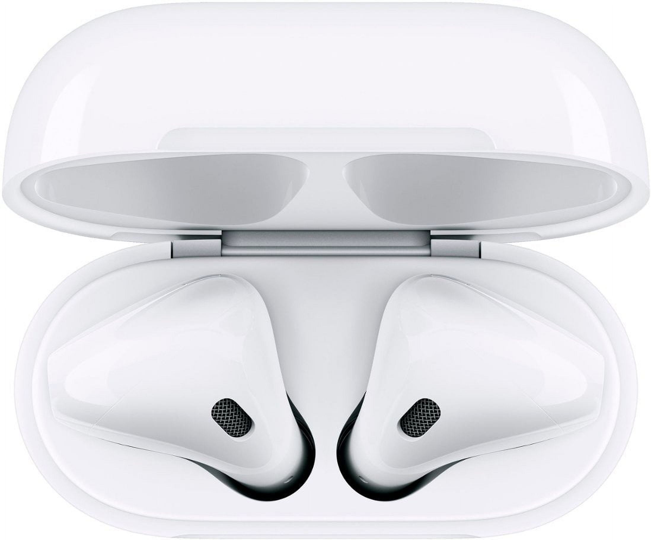 Restored Apple AirPods (2nd Generation) Wireless Bluetooth Earbuds, White (MV7N2AM/A) (Refurbished)