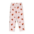 thumbnail image 4 of Xecao Strawberry Women's Straight Lounge Pajama Pants: The Epitome of Relaxed Sleepwear, 4 of 9