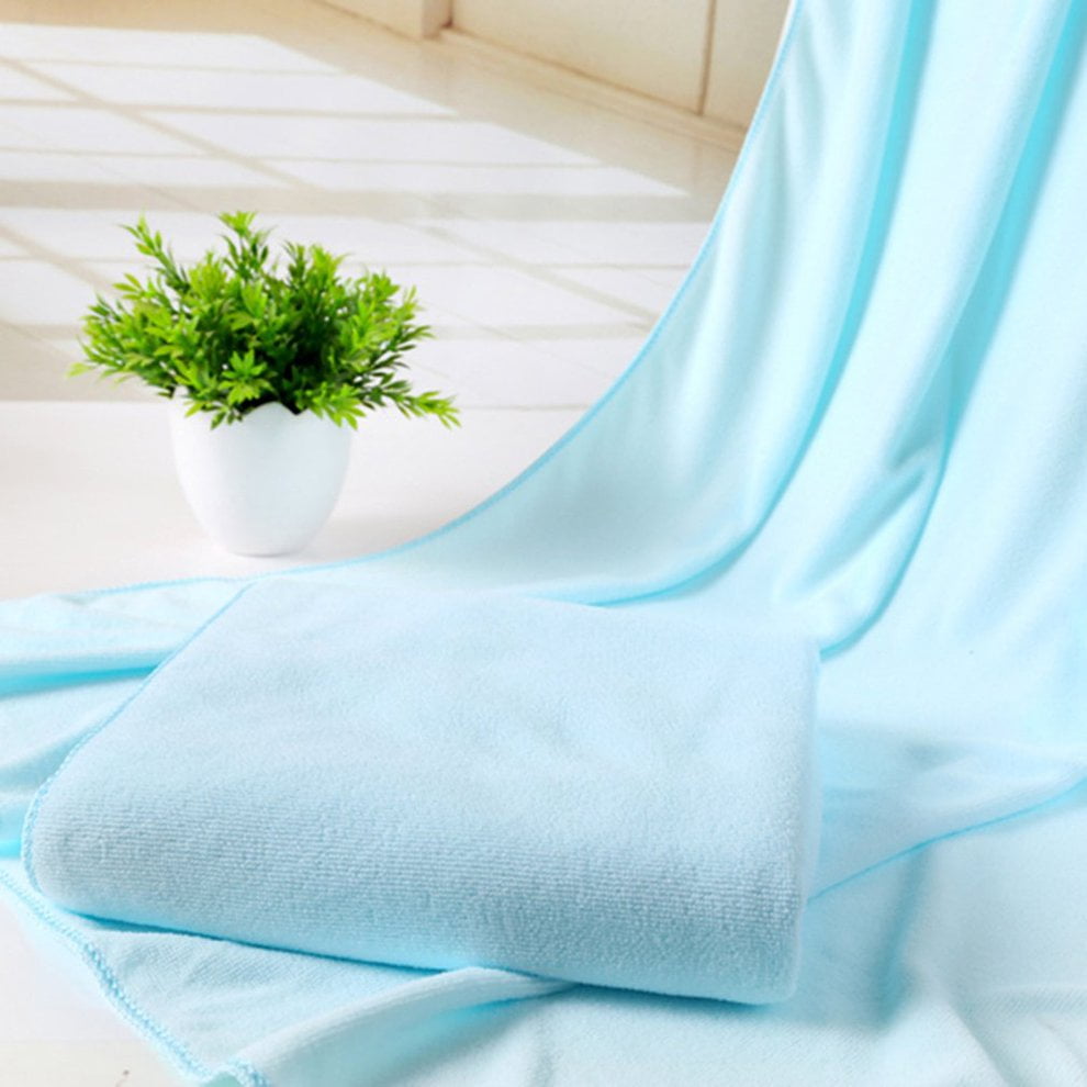 Absorbent Microfiber Drying Bath Beach Towel Washcloth Swimwear Towel S 