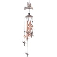 thumbnail image 3 of Cheapark Vintage Metal Wind Chime Hummingbird Plated Hanging Ornament Premium Garden Decor For Patio Yard Year Round Use, 3 of 6