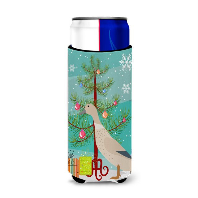 "Treasures West Pato Arlequín Navidad Decorativo Can Hugger, Delgado, Multicolor" Caroline's Treasures BB9225MUK