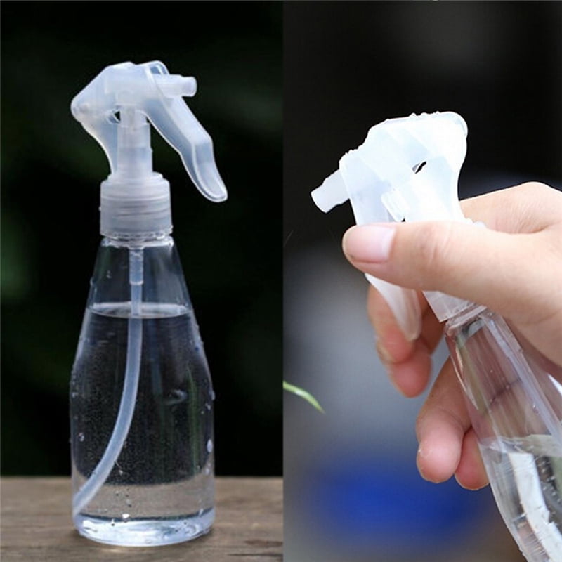 200ml Plastic Clear Spray Bottle Cleaning Water Garden Trigger Empty H7X3 