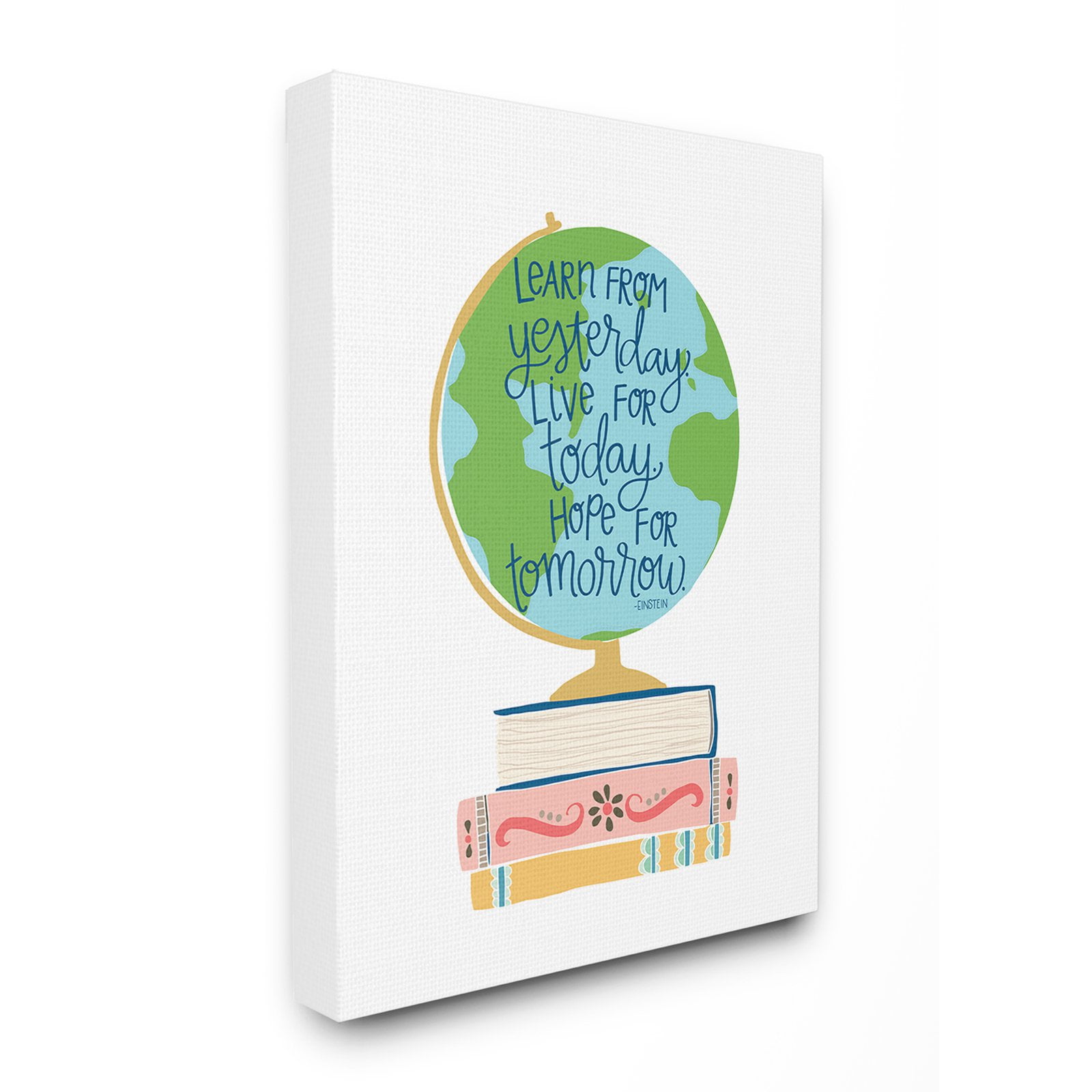 The Stupell Home Decor Collection Einstein Learn from Yesterday Wall Art