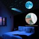 thumbnail image 5 of Pegatinas De Pared Que Brillan En La Oscuridad, Autoadhesivas, Pegatinas De Pared De Luna Y Estrellas, Decoración De Pared Luminosa Impermeable, Brillante De Larga Duración, 8-15 Horas Para Decoración Muyoka Hogar, 5 of 6