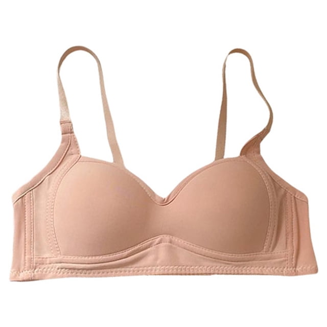 Underwear Thin Breathable Removable Double Shoulder Straps After Three Of Buckle Gathered Without Ring Bust Type Bra