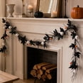 thumbnail image 2 of Halloween Decor Artificial Vine Garland 13.78 Inch with Ghosts and Skeletons for Indoor Home Wall Mantel Decor, 2 of 7