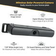 Scosche WBUSSPF43 Wireless Solar Powered Backup Camera System with 4.3” Color Dash Monitor
