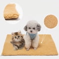 thumbnail image 2 of XIBUFE 2026 New Chew Proof Dog Bed Locks in Warmth Dog Crate Pad Super-Soft Material for Indoor Travel Kennel Crate Pads for Dog Cages Beige, 2 of 5