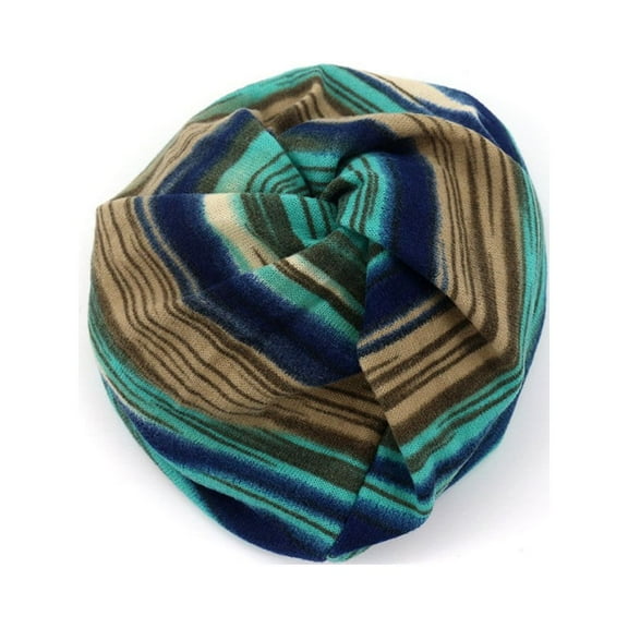 Clearance Skpblutn Sun Hat Unisex Stripe Print Scarf Beanie Casaul Outdoor Convertible Windproof Caps Sky Blue