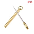 thumbnail image 1 of 3 Pieces Toothpick Detachable Metal Fruit Fork Portable Outdoor Tooth Cleaning Accessory for Camping Hiking, 1 of 9