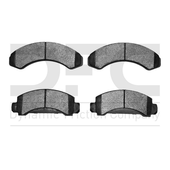 Dynamic Friction Company Heavy Duty Pads - Semi Metallic 1214-0387-00-Front Set