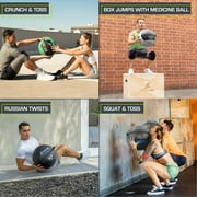 ProsourceFit Soft Medicine Balls with Color-Coded Weights