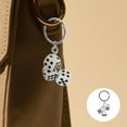 thumbnail image 2 of Liukekj 2pcs Resin Dice Keychain Set Cute Bag Charms Unique Keychain Accessories Decorative Hanging Stylish Purse Charm Pack, 2 of 10