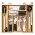 thumbnail image 1 of Organizador de Cubiertos,Expandible Organizador de Cubiertos para Cajon,Organizador de Cajones de Cocina,Bandeja para Cubierto,8 Divisores Pl&aacute;stico para Cosm&eacute;tico Papeler&iac, 1 of 9