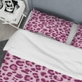 thumbnail image 4 of Designart 'Pink Leopard Pattern ' Mid-Century Modern Duvet Cover Set, 4 of 4