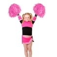 thumbnail image 5 of 15Pcs Cheerleading Pom Poms, Plastic Pompoms with Handles Cheer Squad Team Spirited Fun Pom Poms for Party, Sports Dance Cheer, Performance Celebration, Pink, 5 of 6