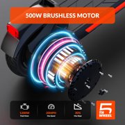 5TH WHEEL G11Pro 1200W Peak Motor Electric Scooter for Adult, 11” Vacuum Tires, 46.8V 20mph & 40 Miles Range E Scooter with Turn Signal & App Control
