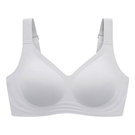 Blphud Plus Size Lingerie for Curvy Women Bras for Women Push Up Women s without Steel Ring Movement Seamless Gathering Adjustment Yoga Sleep Large Bra Lingerie for Women Sports Bras for Women Grey L