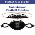 thumbnail image 3 of Pets First Nfl Las Vegas Raiders Nylon Football-Licensed, 3 of 6