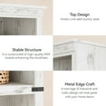 thumbnail image 6 of Farmhouse Bookcase, Farmhouse Book Shelf with Storage Open Display Bookshelves, Book Case Wooden Bookcase Home Decor Furniture for Home Office, Living Room, Bed Room, 6 of 9
