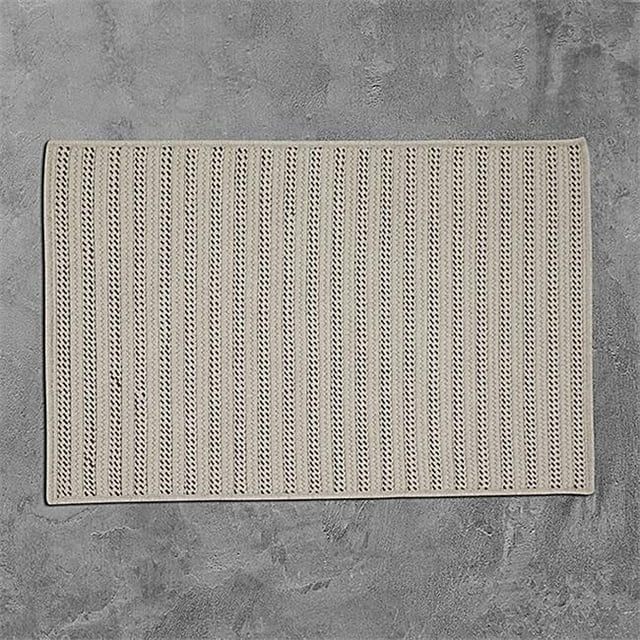 Colonial Mills Rug OO09R096X120S 8 x 10 ft. Sunbrella Booth Bay Braided Rug Mink