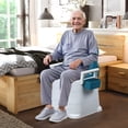 thumbnail image 3 of Moxufan Bedside Commode,Portable Toilet for Adults,Toilet Chair Seat with Detachable Armrest,Mobile Portable Toilet,Adult Potty Chair for Elderly and Disabled,B-1, 3 of 14