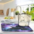 thumbnail image 5 of Dish Drying Mat Kitchen Pad Large Counter Absorbent Dish Mats Drainer Black Raven, 5 of 8