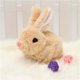 thumbnail image 2 of Electric plush hopping rabbit, brown, 2 of 4