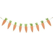 Easter Carrot Banner Jute Wall Hanging
