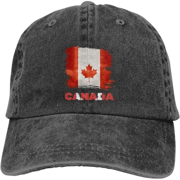 Vinage Canada Flag Casquette Hat Dad Trucker Flat Bill Baseball Cap for Men Women Adjustable