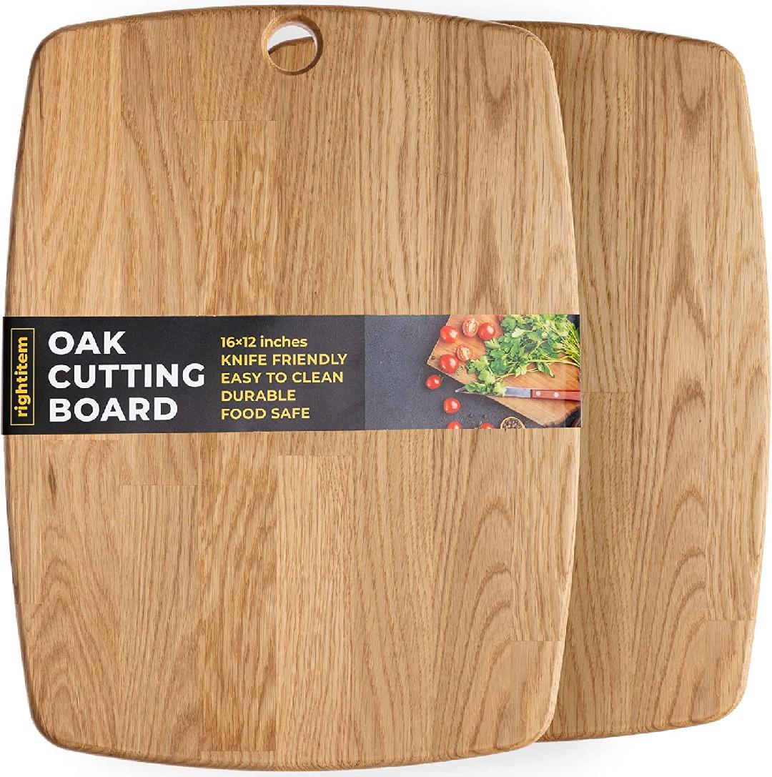 Cutting Board 16x12 Inches Large Wood Cutting Board Oak Cutting