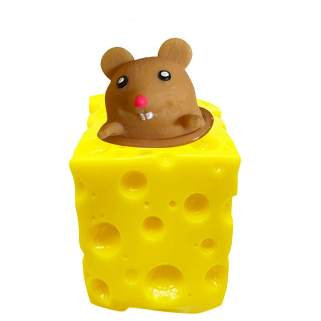 JAKANYQ Toy Cheese Cheese Stress And And Sloth Block Hide Figures Seek Toy And Stressbusting Toy