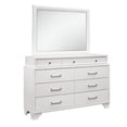 thumbnail image 5 of HomeRoots 35" Dark Gray Wood Framed Mounted Dresser Mirror Grey, 5 of 5