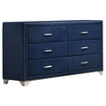 thumbnail image 5 of Melody 4-piece California King Bedroom Set Pacific Blue, 5 of 13