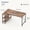 Rustic Brown, variant on LiteHaven  L-Shaped Computer Desk,Gaming Desk with Durable Metal Frame,Corner Desk with Reversible Storage Shelves for Home Office Gaming Study  Rustic Brown 39 in
