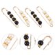 thumbnail image 2 of 4pcs Fashion Safety Broches Pin Pretty Safety Pin Bufandas Safely Hebillas, 2 of 5