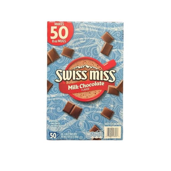 Swiss Miss Milk Chocolate Hot Cocoa Mix Packets (50 Count)