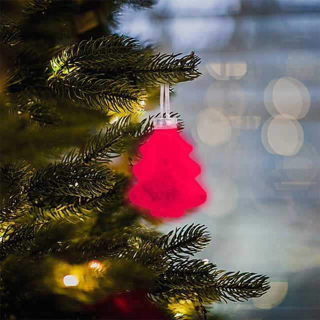 Ganfancp Originalidad Pvc Colorido Luz Irregular Bola de Navidad Adornos para Decoraciones de Árbol Liquidación Ventas Hoy Ofertas Prime 1X Lámpara